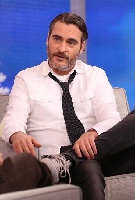 Actor Joaquin Phoenix appears on “Good Morning America” on Tuesday, and says he is not ready to get married.