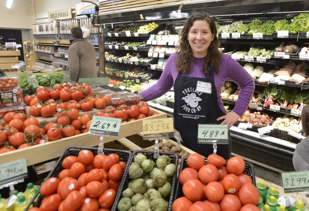 Mary Alice Scott, education and outreach coordinator at the Portland Food Co-op, says, “We’re here to serve the community and not just sell food.”
