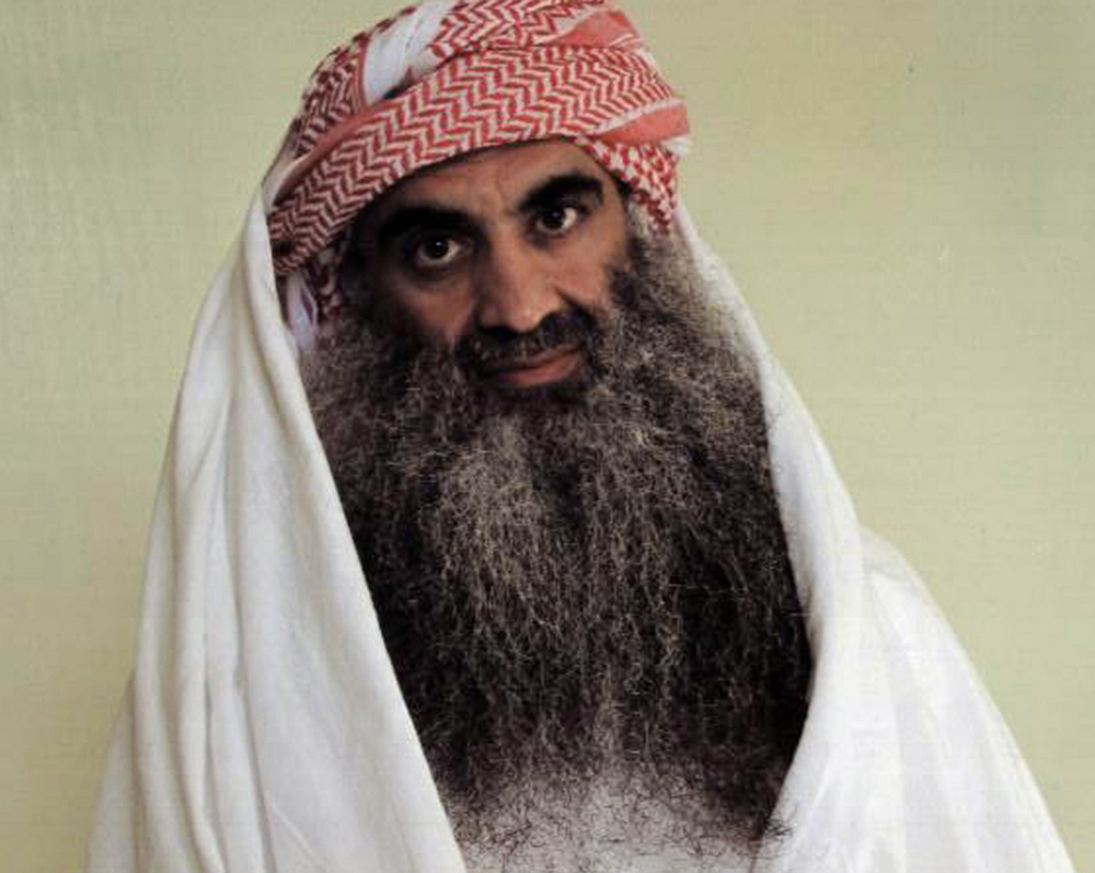 Khalid Sheik Mohammed, the accused mastermind of the Sep. 11 attacks, is purportedly shown in this photo from the Internet site www.muslm.net.