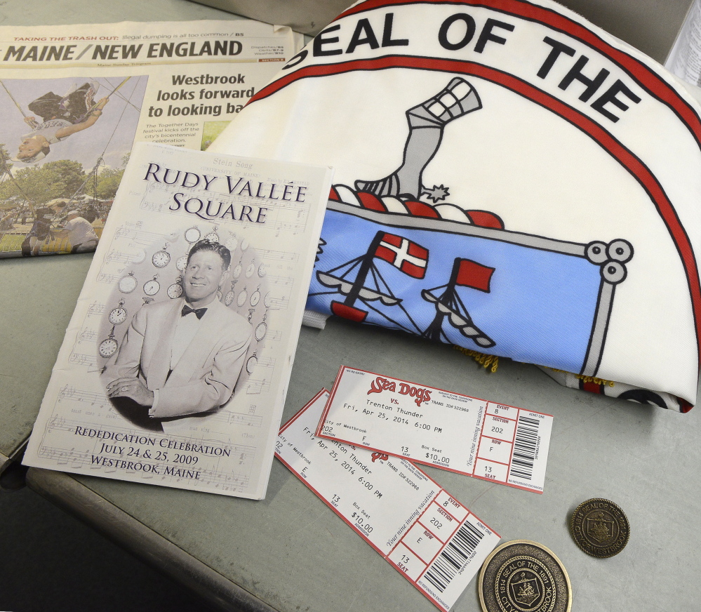 Items to go in the time capsule include bicentennial coins, a newspaper, a city flag, a ceremony program for a famed singer and former resident, and Sea Dogs tickets.