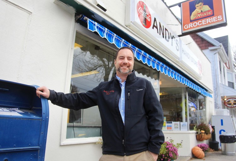 Matt Williams, who bought Andy’s Handy Store in Yarmouth in 2013 and is now selling it, says he likes the new owners’ plans for the store. “It’s going to be fantastic,” he said.