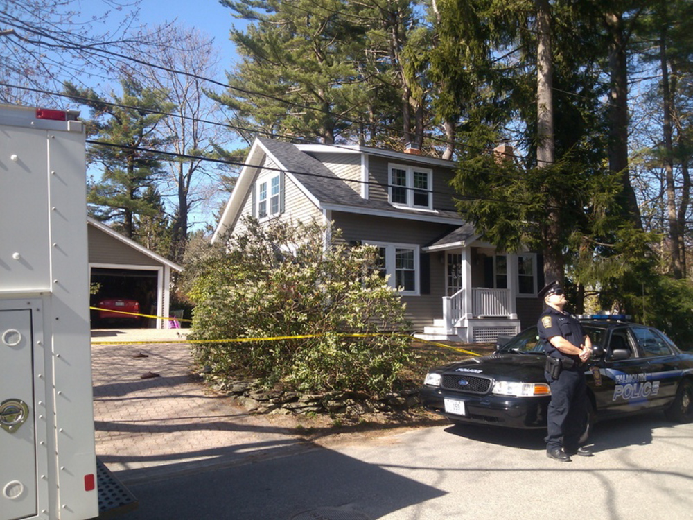 Andrew Leighton shared this home in Falmouth with his parents, police say.
