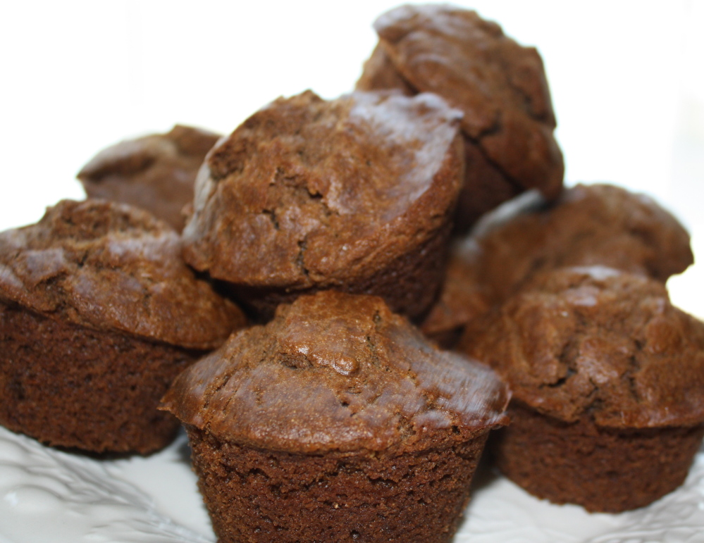 Part of the pleasure of making vegan gingerbread muffins is the aroma while they are baking.