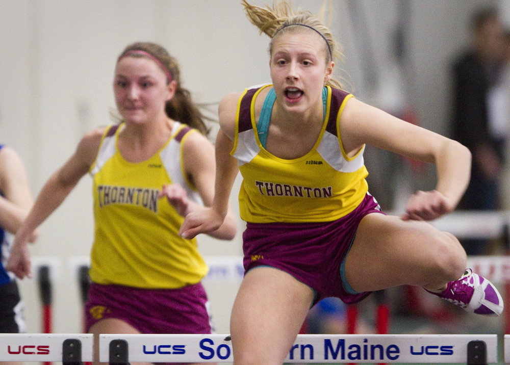 Tori Daigle of Thornton Academy did plenty last season and will be even tougher to beat as a senior. Daigle was the best in Class A in the 55-meter hurdles and long jump, and will look to better her record in the long jump.