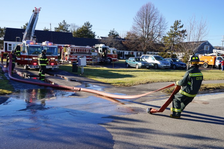  A 65-year-old woman was found dead inside her condominium at 75 Starboard Drive in Cape Elizabeth on Friday afternoon by firefighters called there to put out a smoky kitchen fire on Friday. 