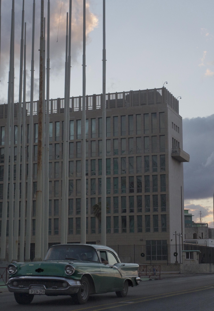 The U.S. Interests Section building in Havana will likely become an embassy if relations with Cuba are normalized.