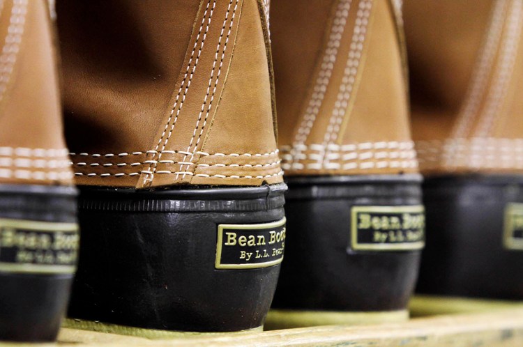 L.L. Bean's classic Bean boot remains a big seller in a season when unusual warmth is holding down sales of cold-weather apparel.