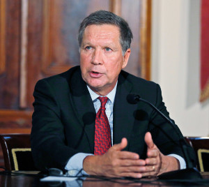 Ohio Gov. John Kasich has said he will keep trying to reduce the state’s income tax, toward its elimination.