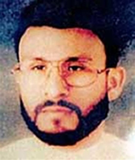 An undated photo provided by U.S. Central Command of Abu Zubaida, who was the CIA's guinea pig. He was the first high-profile al Qaida terror suspect captured after the Sept. 11 attacks and the first to vanish into the spy agency's secret prisons.
