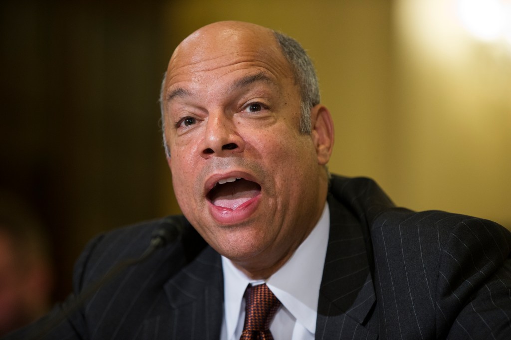 Homeland Security Secretary Jeh Johnson testifies Tuesday before a House Homeland Security Committee hearing on the impact of President Obama's executive action on immigration.