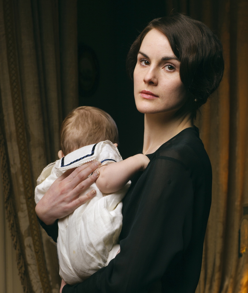 Michelle Dockery as Lady Mary in “Downton Abbey.” Season five premieres Sunday.