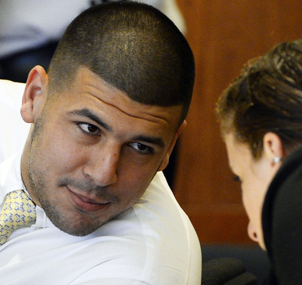 Former Patriots tight end Aaron Hernandez faces a murder charge in the death of a semi-pro football player in 2013. Thomas M. Quinn III is the new district attorney overseeing the case.