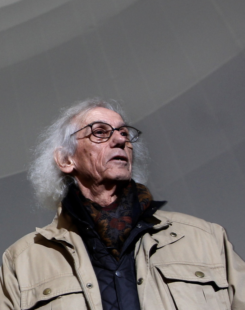 Christo wants to hang almost 6 miles of silvery fabric in sections over the Arkansas River in Colorado.