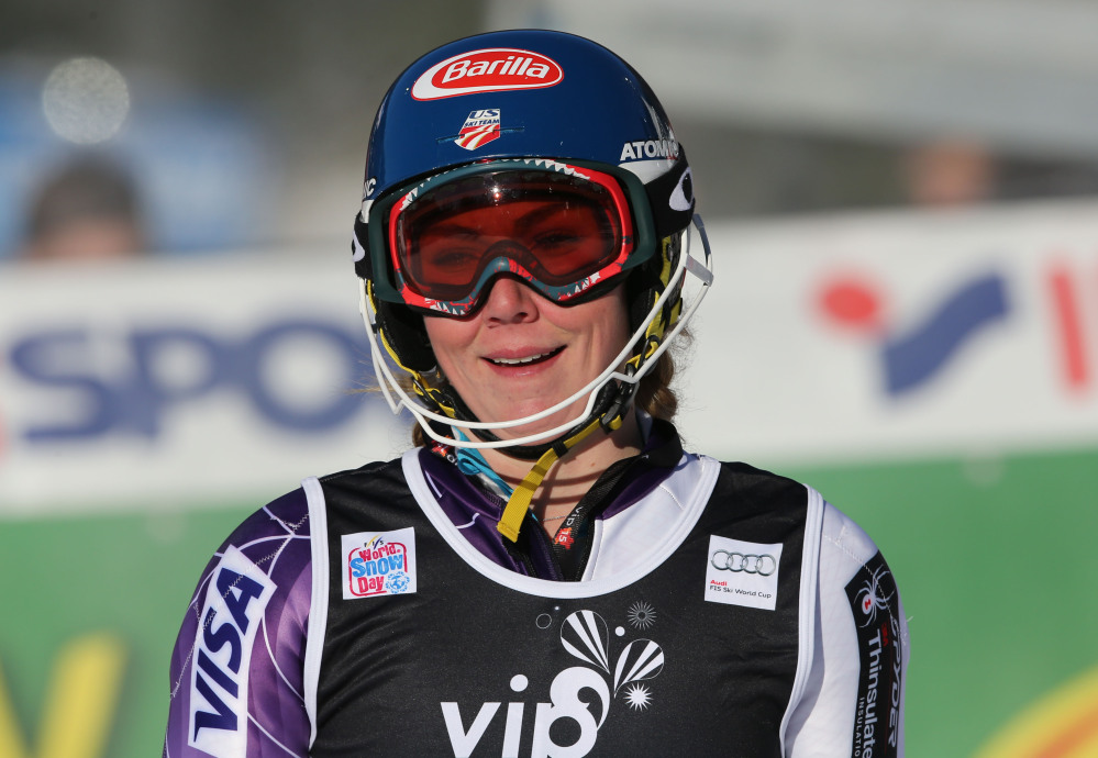 Mikaela Shiffrin of the United States won the World Cup slalom race in Sljeme, Zagreb, Croatia, on Sunday.