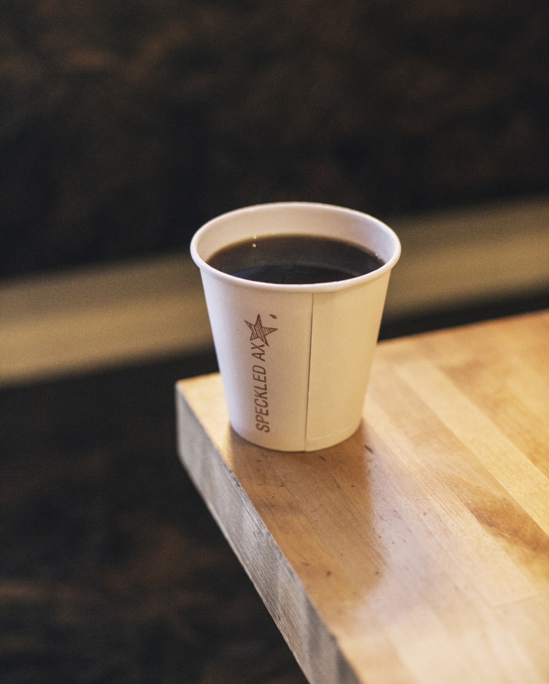 PORTLAND, ME - JANUARY 6: Costa Rican blend drip coffee at the Speckled Ax in Portland, ME on Tuesday, January 6, 2015. (Photo by Whitney Hayward/Staff Photographer)