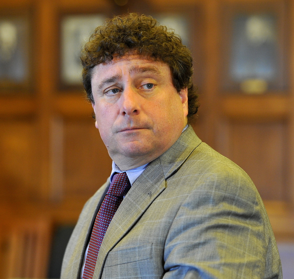 Lawyer Anthony J. Sineni III was in court Wednesday with his attorney, who said he did not request the gag order issued at a hearing Monday.