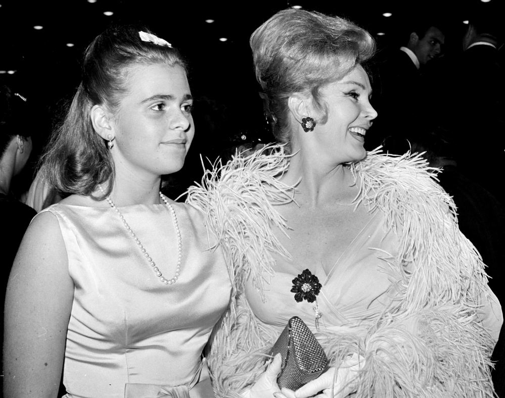 Zsa Zsa Gabor and her then 16-year-old daughter Francesca Hilton. When Hilton’s father died in 1979, much of his multimillion-dollar estate was left to his foundation.