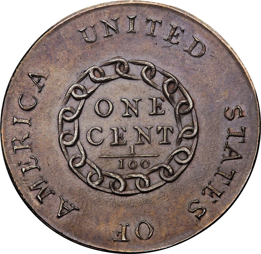 This rare, 1793 penny, known as a “chain cent,” sold for a world’s record $2.35 million in an auction conducted in Orlando, Fla., on Wednesday.