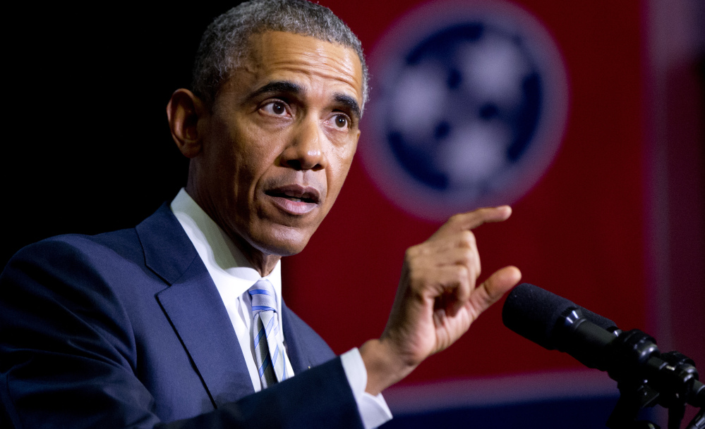 President Obama speaks in Tennessee last week about his proposal for a new state-federal initiative to help more Americans go to college at an affordable cost and get the skills they need to succeed.