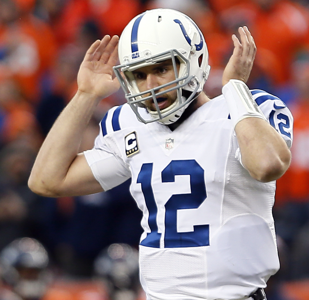 The Patriots will face Andrew Luck for the fourth time in his career as the Colts’ quarterback in the AFC championship game Sunday. Luck is 0-3 and has thrown eight interceptions in those games.