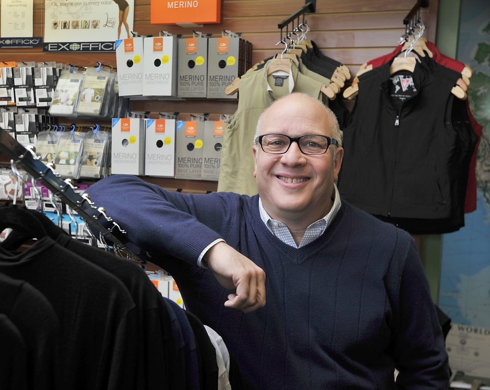 Sam Hirsh owns TripQuipment, a travel goods store, on Route 1 in Falmouth. The store has three full-time employees and one summer employee.