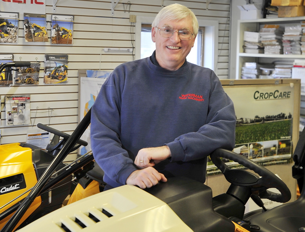 Bob Waterman is comfortable with the new breed of farmer because, in his view, “everybody should have a tractor.”