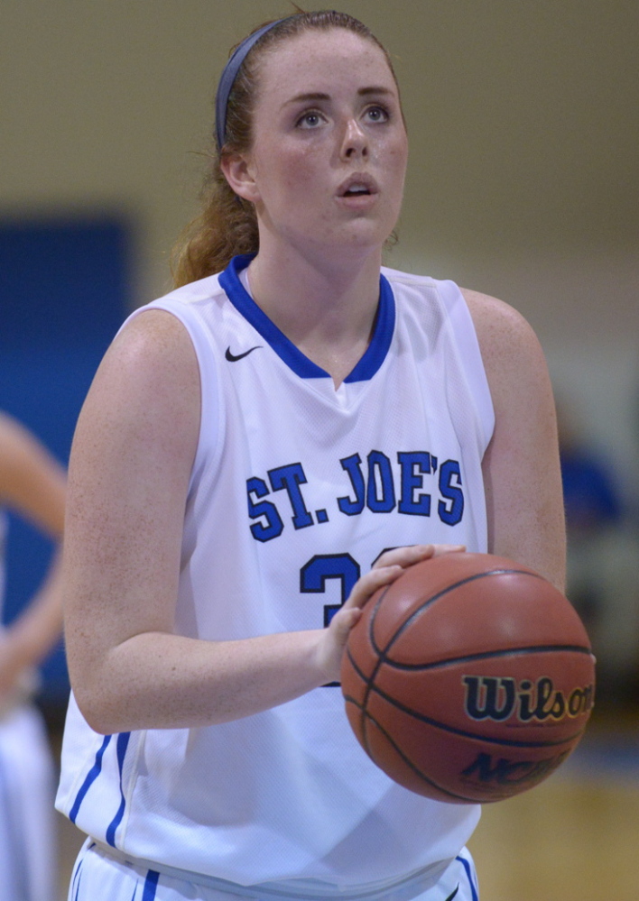 Morgan Cahill became the 22nd player in the St. Joe’s women’s program to reach 1,000 career points.