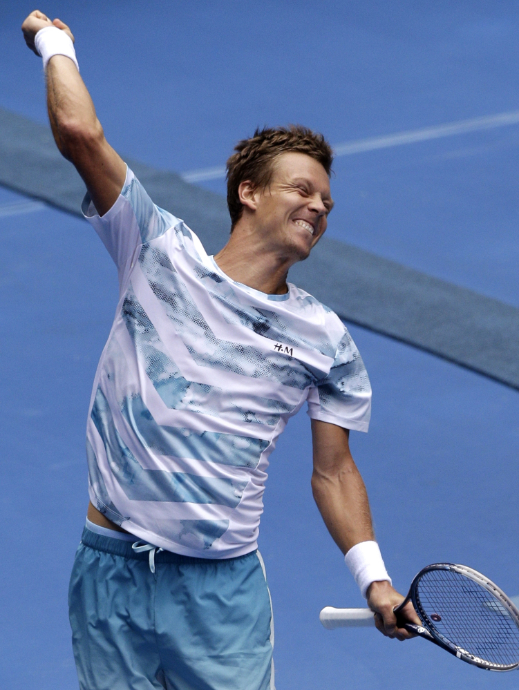 Tomas Berdych had lost 17 straight matches to Rafael Nadal, but this time, in the quarterfinals of the Australian Open, Berdych prevailed in straight sets.