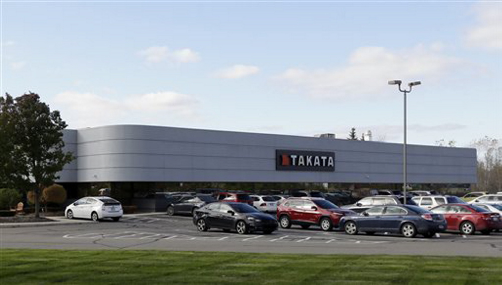 The Takata building, an automotive parts supplier in Auburn Hills, Mich., is the North American subsidiary of the Japanese based Takata Corp., which supplies seat belts and airbags for the automotive industry.