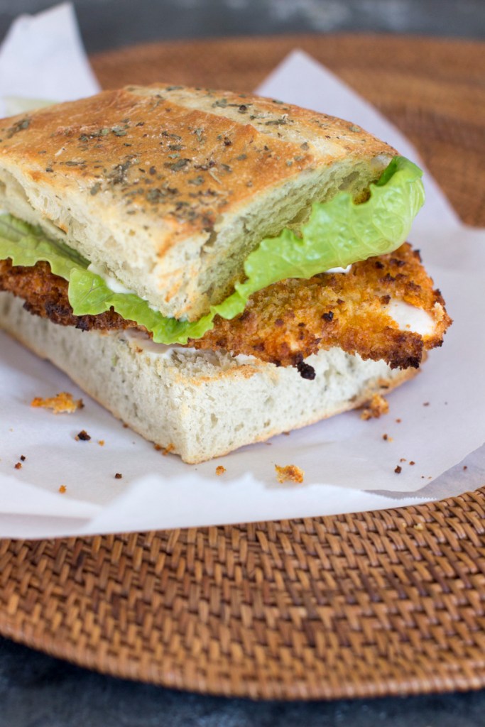 The spicy, crunchy cutlets also make a great sandwich