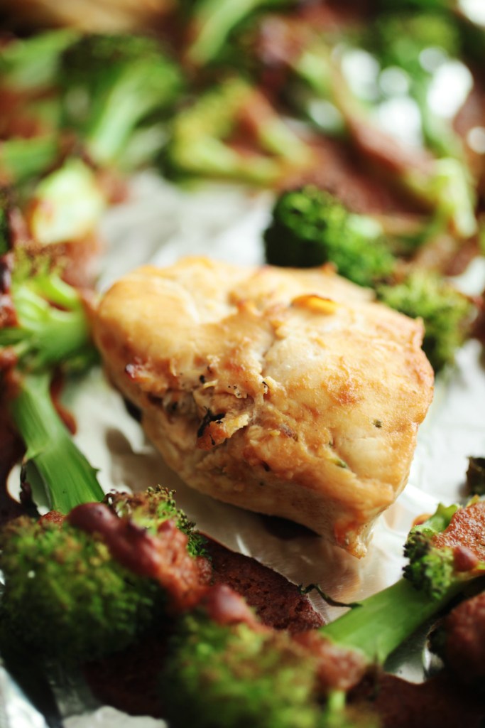 Quick Chicken and Baby Broccoli with Spicy Peanut Sauce recipe only takes 10 to 12 minutes to cook.