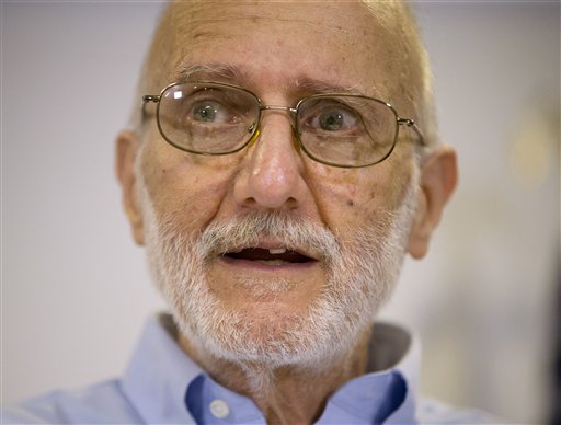 Alan Gross appears at a Dec. 17, 2014, news conference  in Washington after spending five years imprisoned in Cuba. He will have a prime viewing spot for President Barack Obama's State of the Union address: a seat near first lady Michelle Obama.  The Associated Press