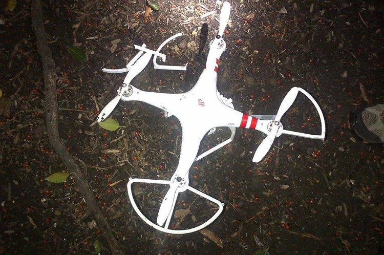 This handout photo provided by the Secret Service shows the drone that crashed onto the White House grounds on Jan. 26. The incident triggered a major emergency response and raised fresh questions about security at the presidential mansion. A man later came forward to say he was responsible and didn't mean to fly it over the complex. The Associated Press 