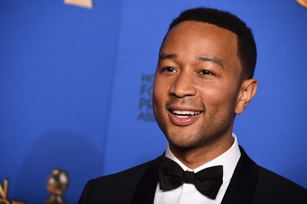 John Legend won an award for performing the best original song, “Glory,” for the film  “Selma” at the Golden Globe Awards on  Jan. 11, 2015. The Associated Press