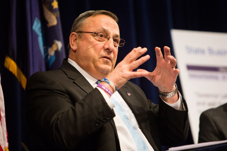 Gov. Paul LePage told the crowd at an hour-long question-and-answer session Wednesday in Westbrook that his tax reform plan would put more money in their pockets.
Carl D. Walsh/Staff Photographer