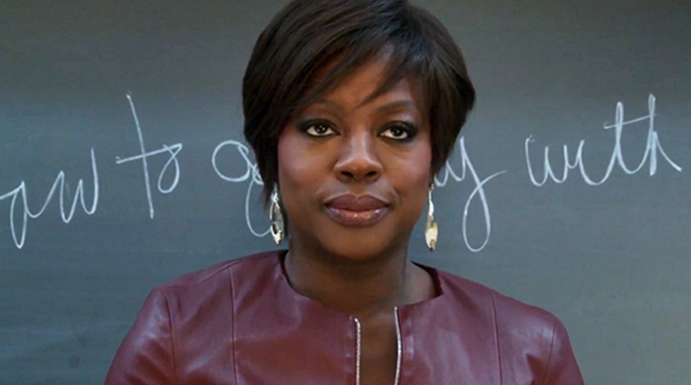 Viola Davis as law professor Annalise Keating in “How to Get Away with Murder.” Far left, Claire Danes as the bipolar spy Carrie Mathison in “Homeland.”