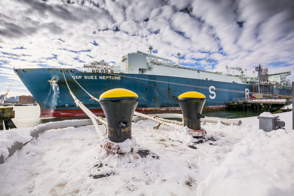 Coming from Trinidad and Tobago, the GDF Suez Neptune delivers 3 billion cubic feet of liquefied natural gas to Everett, Mass., last weekend. It was the tanker’s second delivery last month.