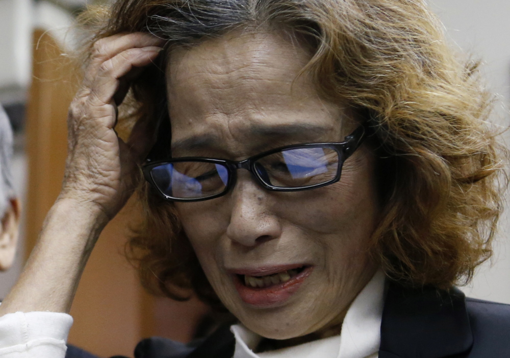 Junko Ishido, mother of slain Japanese journalist Kenji Goto, said, “Kenji has left for good. I am lost for words in the face of an extremely sad death.”