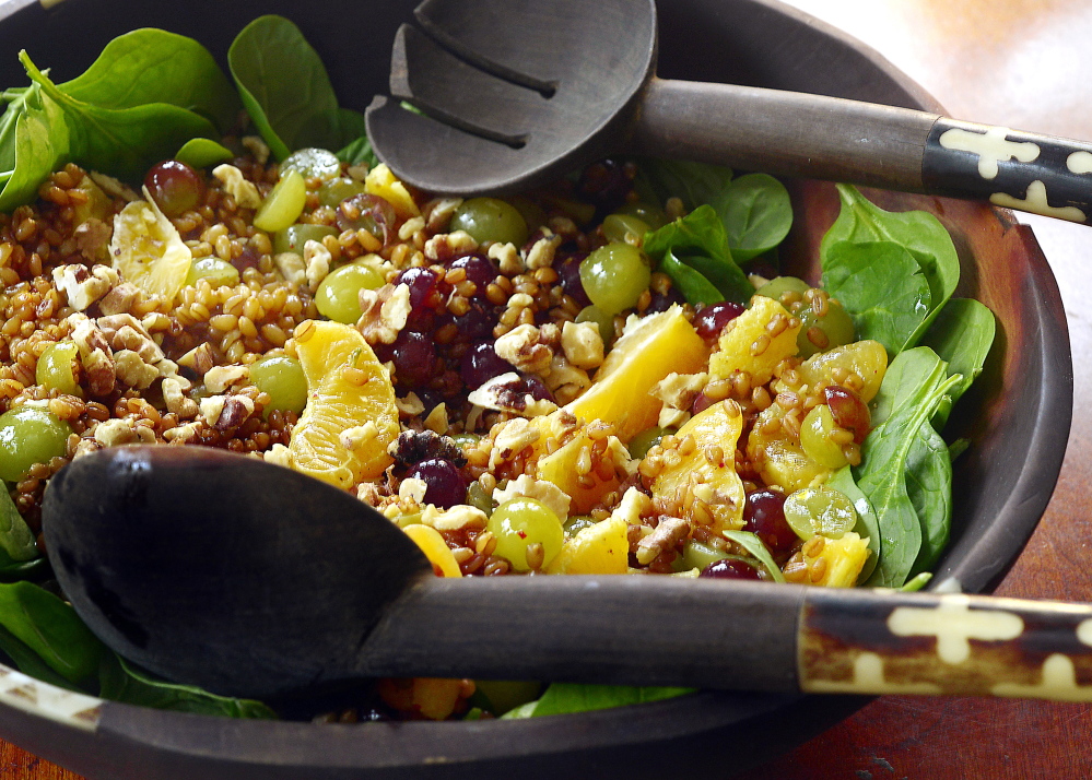 Wheat berry salad