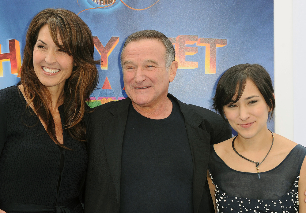 Susan Williams, left, faces a court fight with Zelda Williams, right, and Robin Williams’ two other children over the actor’s estate.