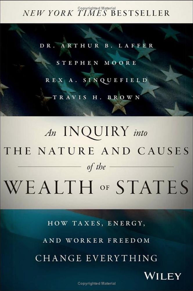 Published in 2014, “An Inquiry into the Nature and Causes of the Wealth of States” is influencing tax policy in states with GOP leaders.