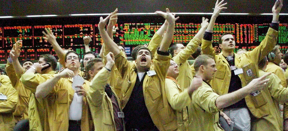 In 1999, the floor of the Chicago Mercantile Exchange was like “playing basketball while doing math in your head,” said trader Mark Schwartz.