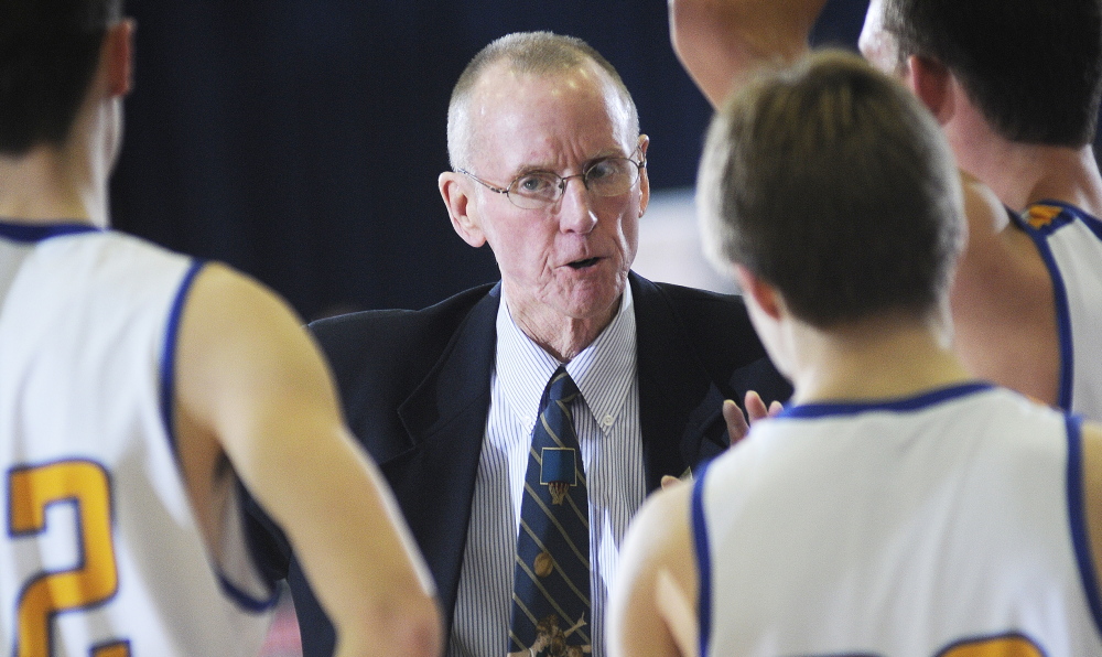 Boothbay Region Coach I.J. Pinkham has more than 500 wins in over 40 years of coaching. He guided his Seahawks to a 16-2 record and the top seed in Western Class C.