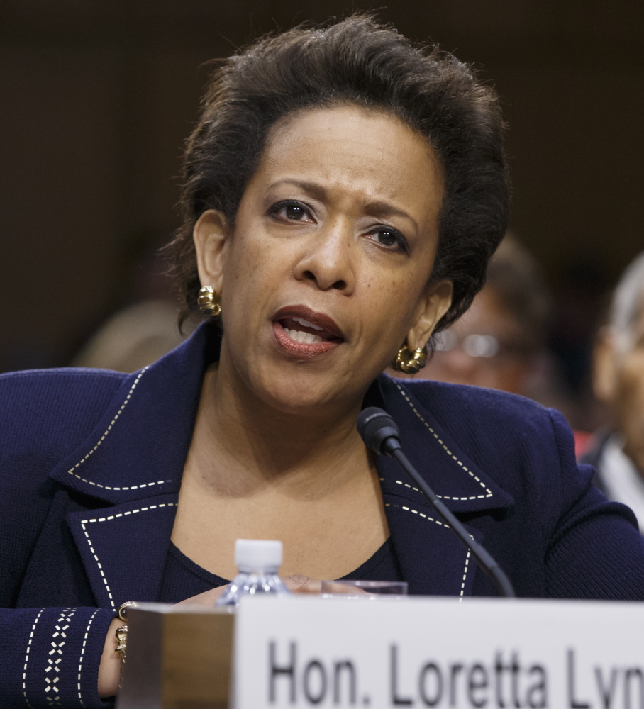 Loretta Lynch is President Obama’s nominee for attorney general.