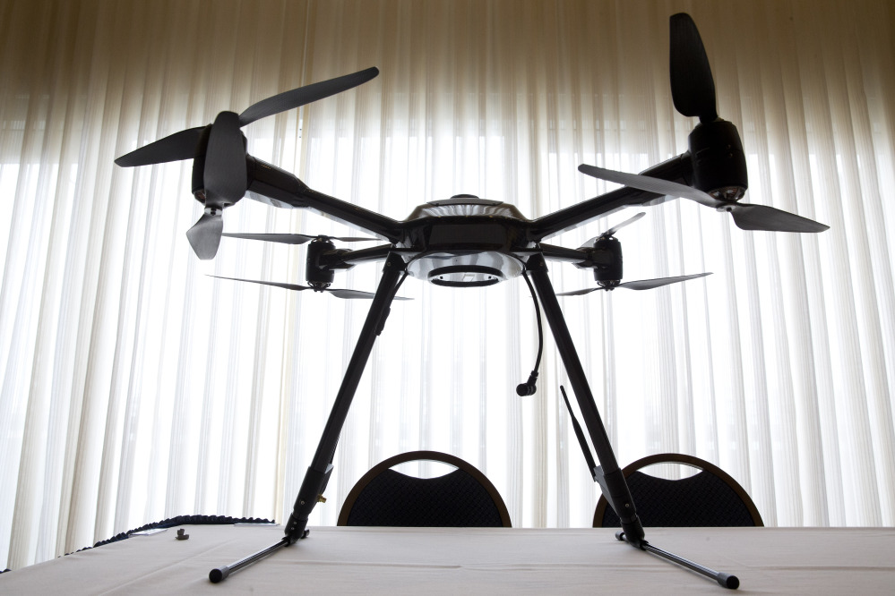 Maine legislative committees will consider two bills to limit the use of drone aircraft. One would ban the use of drones by law enforcement without a search warrant. The other bill would prohibit anyone from flying a drone over private property without written permission.