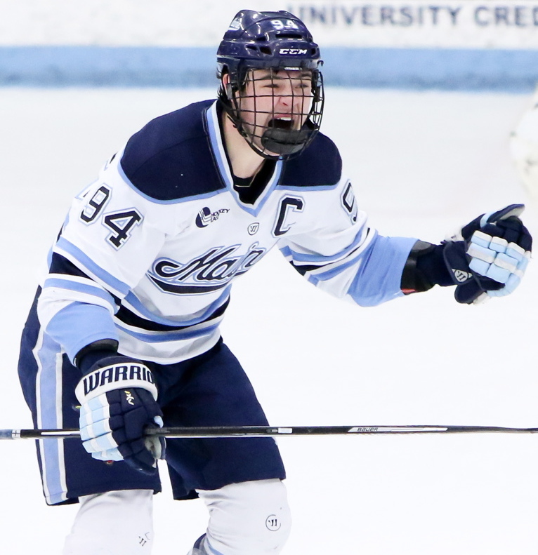 Devin Shore, who may turn pro with the Dallas Stars after the season, came to Orono because of Alfond Arena and the fans, and the thrill of playing there hasn’t left.
