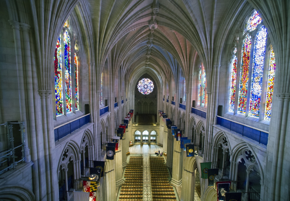 The Washington National Cathedral has finished the first phase of restoration work needed after an earthquake in 2011. The work is estimated to cost $32 million overall.
