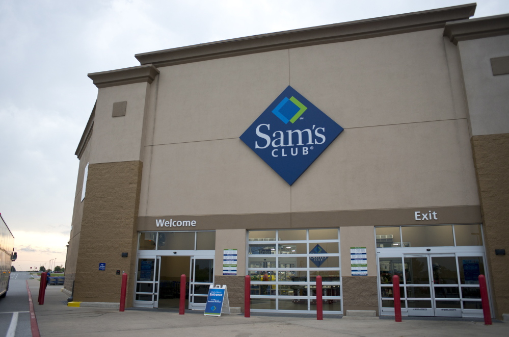Sam’s Club stores, like this one in Bentonville, Ark., are also covered by Wal-Mart’s new pay policy. The retail company has 25 stores in Maine, including three members-only Sam’s Clubs.