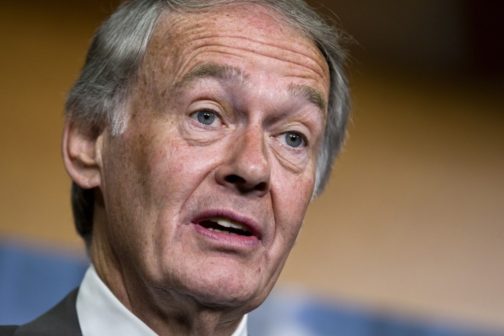 Sen. Edward Markey, D-Mass. speaks on Capitol Hill in 2012. According to an analysis of information provided to Markey by manufacturers, automakers are cramming cars with wireless technology, but they have failed to adequately protect those features against the real possibility that hackers could take control of vehicles or steal personal data.