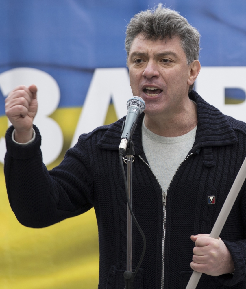 Boris Nemtsov, 55, a Russian opposition leader, was gunned down Saturday near the Kremlin in Moscow.